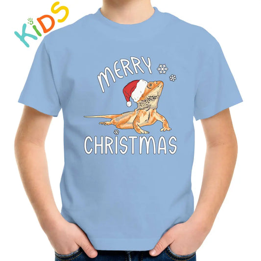 Christmas Lizard Kids T-shirt - Tshirtpark.com