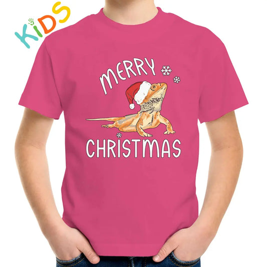 Christmas Lizard Kids T-shirt - Tshirtpark.com