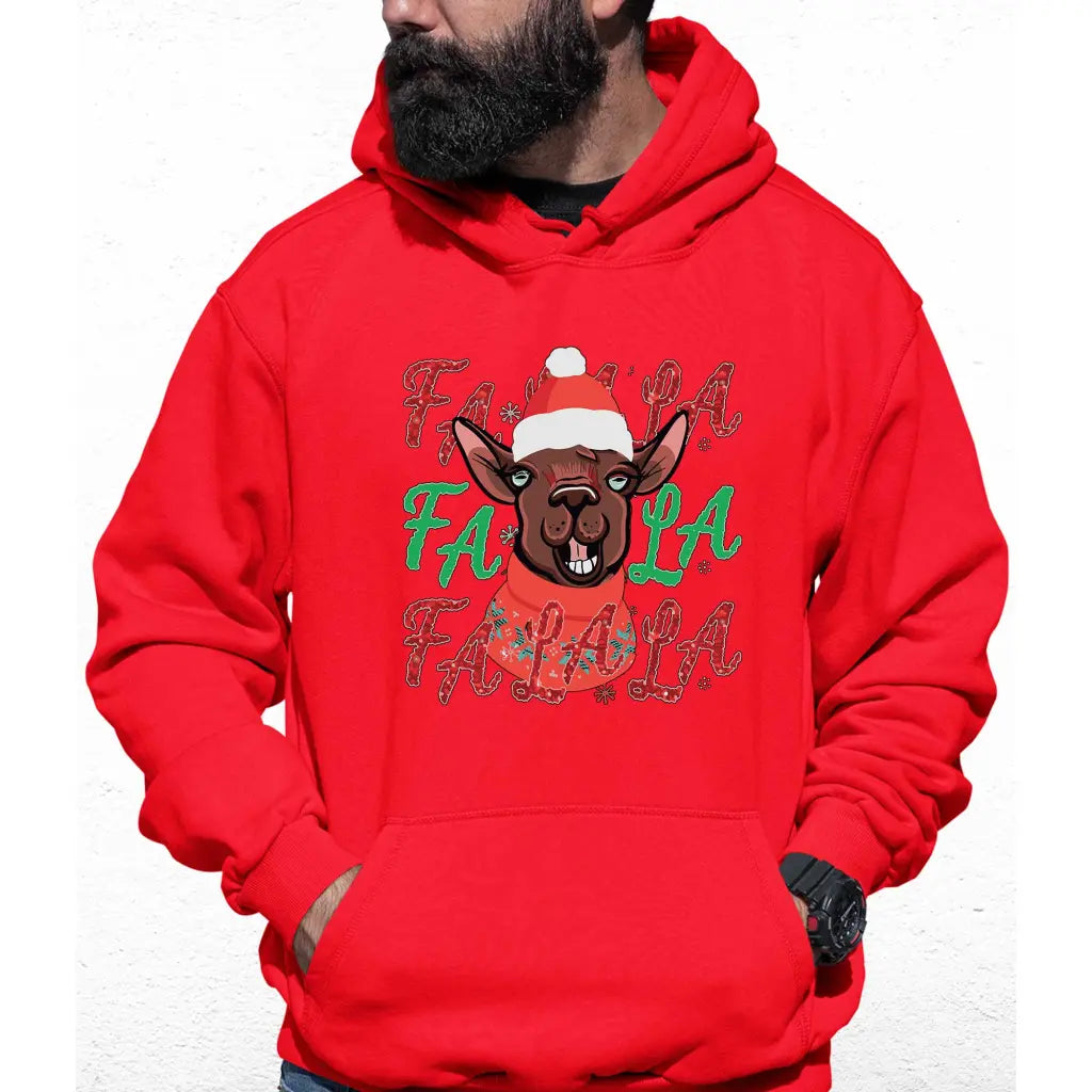 Christmas Llama Colour Hoodie - Tshirtpark.com