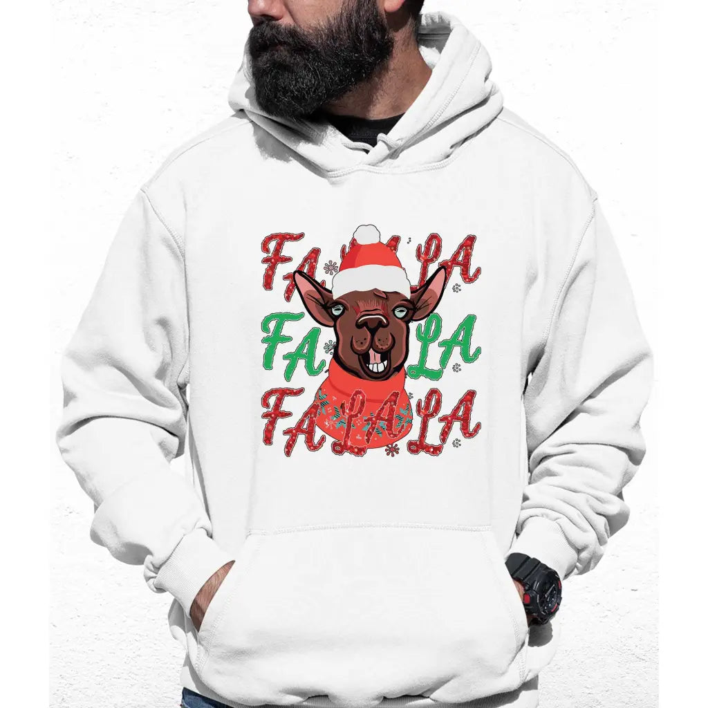 Christmas Llama Colour Hoodie - Tshirtpark.com