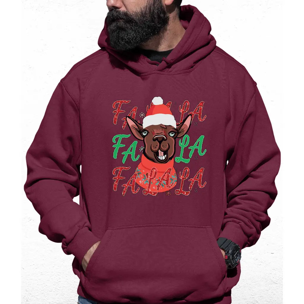 Christmas Llama Colour Hoodie - Tshirtpark.com