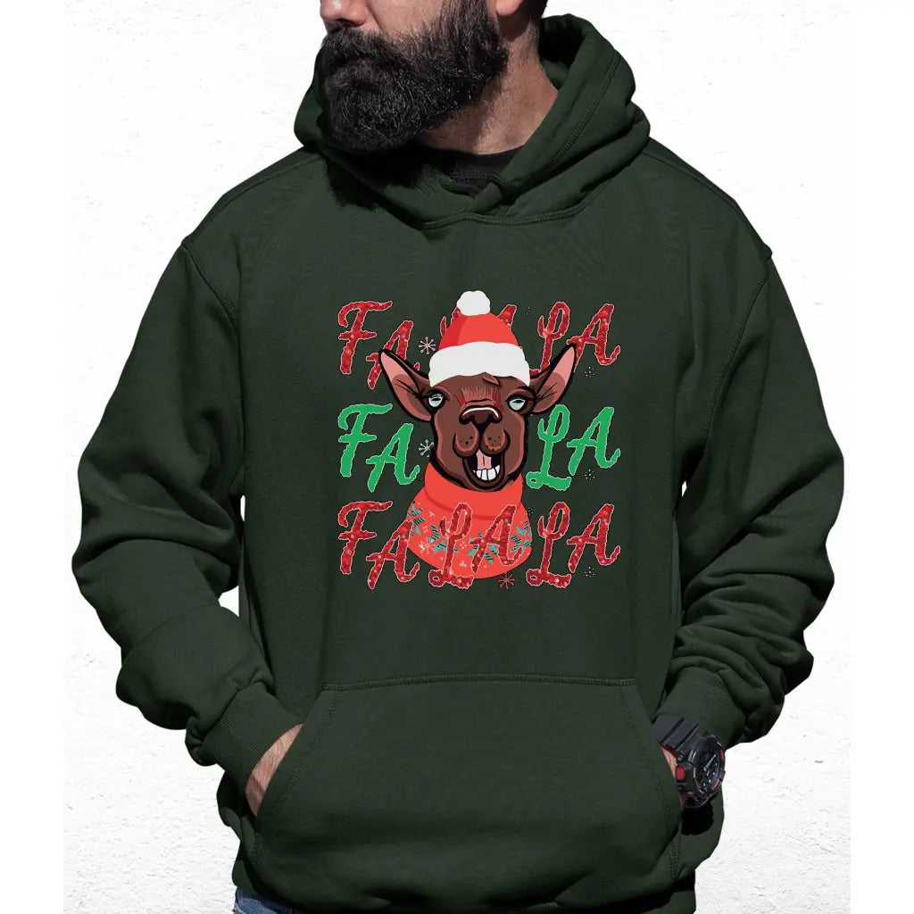 Christmas Llama Colour Hoodie - Tshirtpark.com