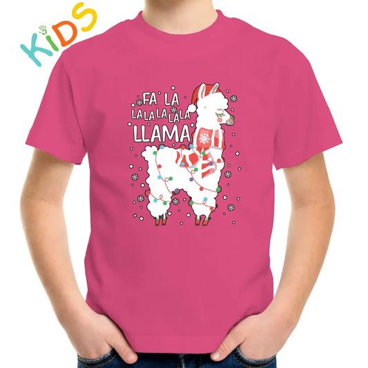 Christmas Llama Kids T-shirt - Tshirtpark.com