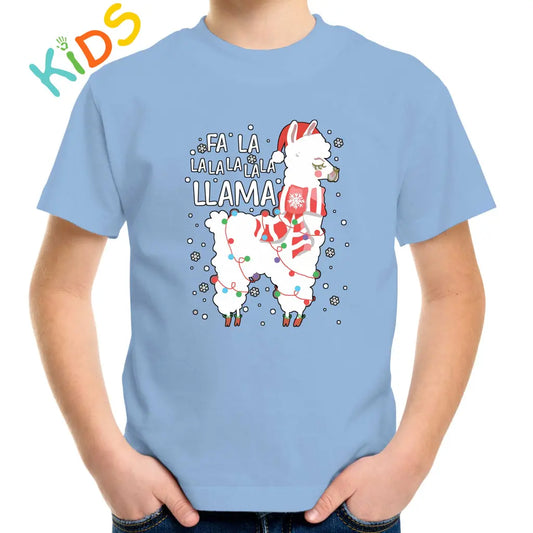 Christmas Llama Kids T-shirt - Tshirtpark.com