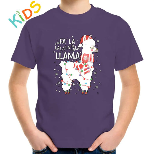 Christmas Llama Kids T-shirt - Tshirtpark.com