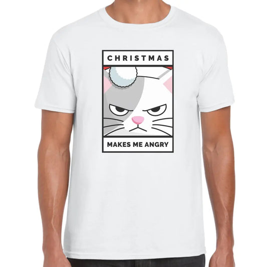 Christmas Makes Me Angry T-Shirt - Tshirtpark.com