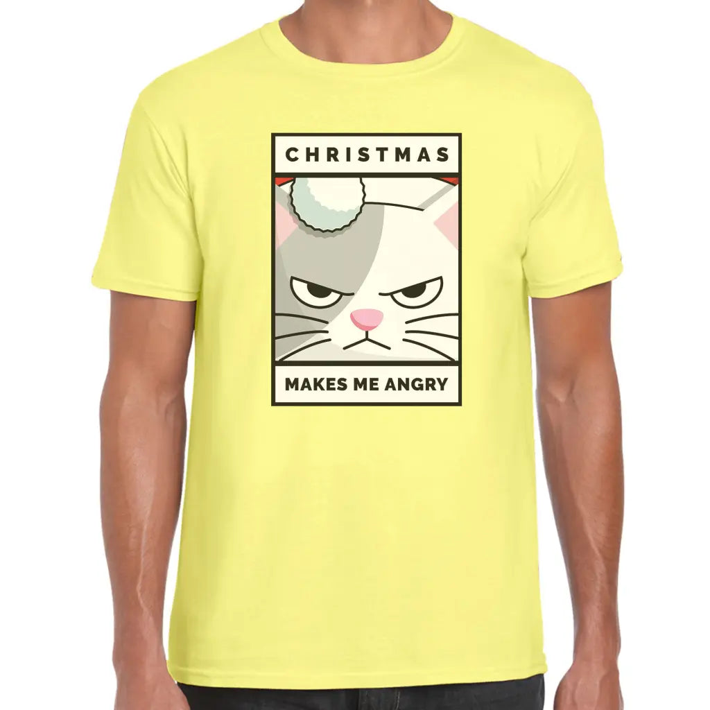 Christmas Makes Me Angry T-Shirt - Tshirtpark.com