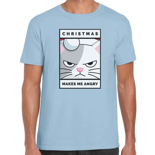 Christmas Makes Me Angry T-Shirt - Tshirtpark.com