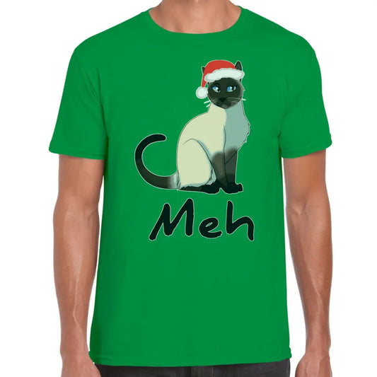 Christmas Meh Cat T-Shirt - Tshirtpark.com