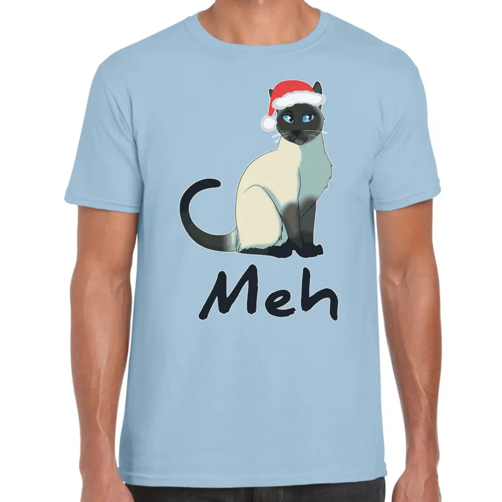 Christmas Meh Cat T-Shirt - Tshirtpark.com