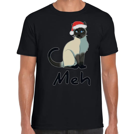 Christmas Meh Cat T-Shirt - Tshirtpark.com