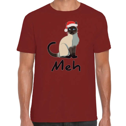 Christmas Meh Cat T-Shirt - Tshirtpark.com