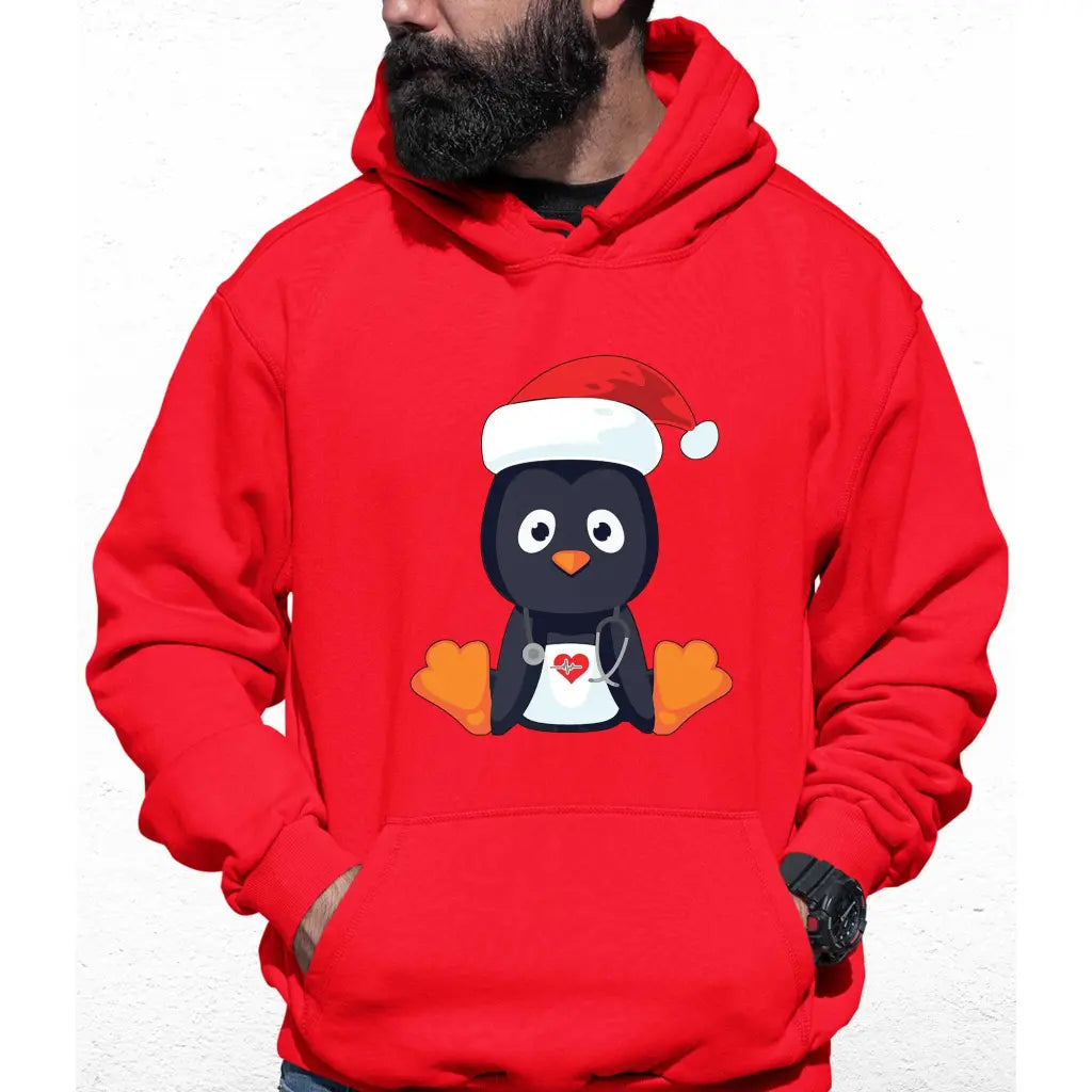 Christmas Penguin Colour Hoodie - Tshirtpark.com