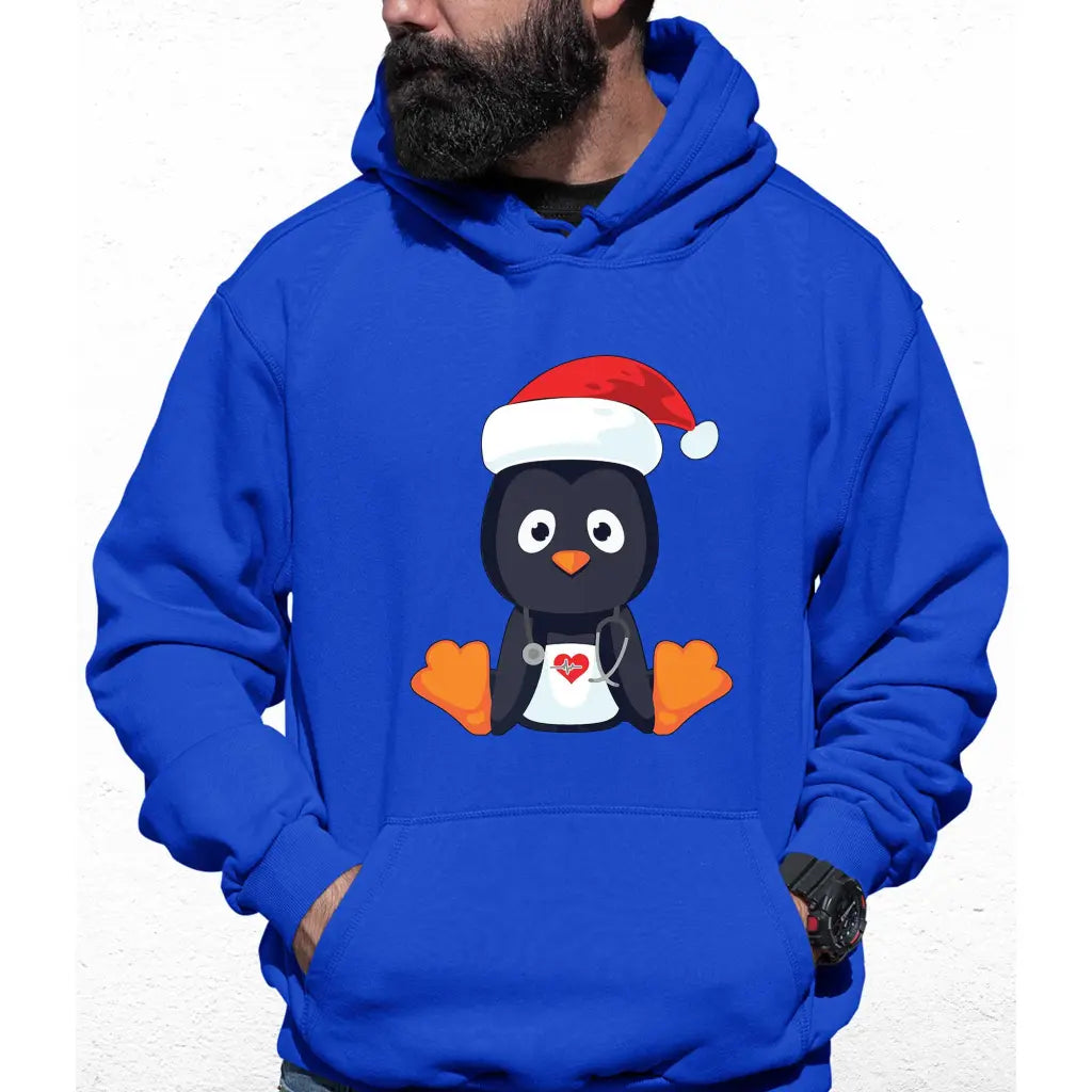 Christmas Penguin Colour Hoodie - Tshirtpark.com