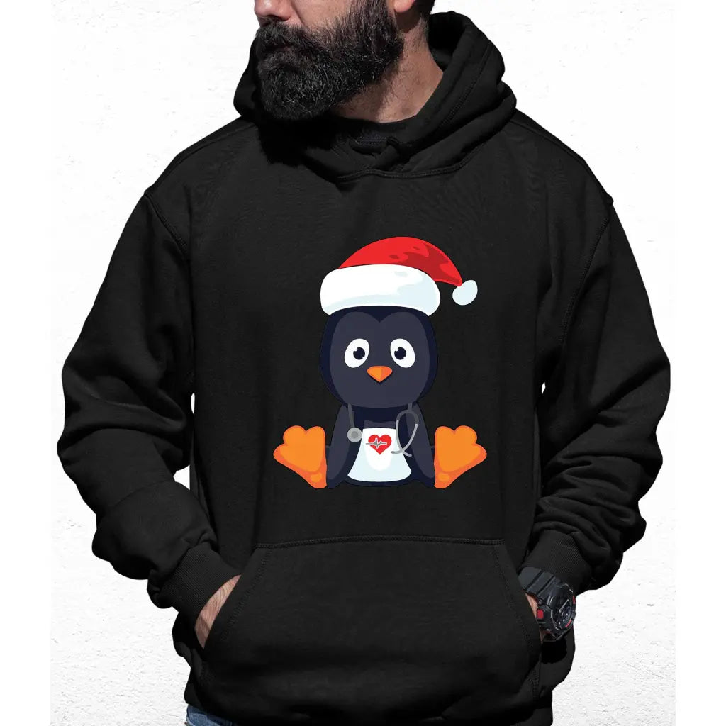 Christmas Penguin Colour Hoodie - Tshirtpark.com