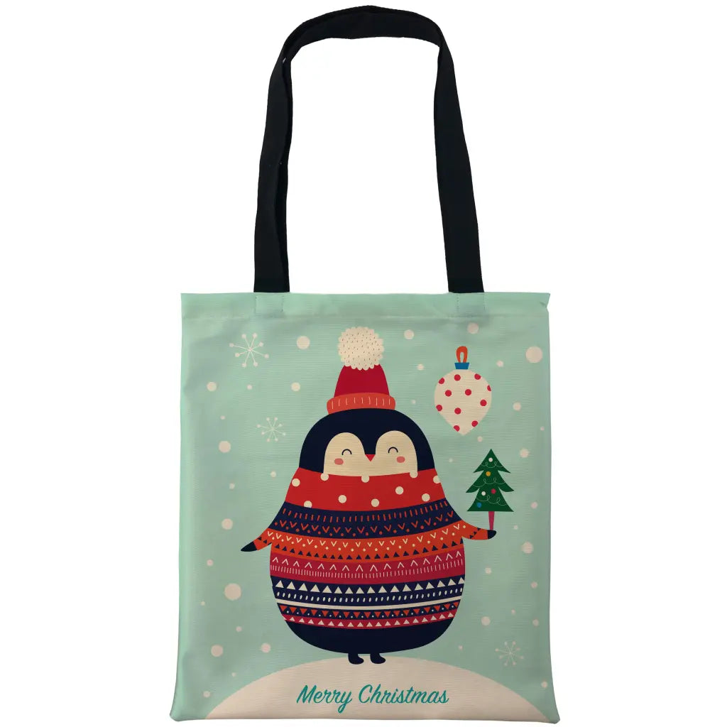 Christmas Penguin In Christmas Jumper Bags - Tshirtpark.com