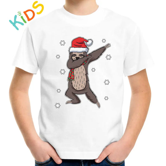 Christmas Sloth Kids T-shirt - Tshirtpark.com