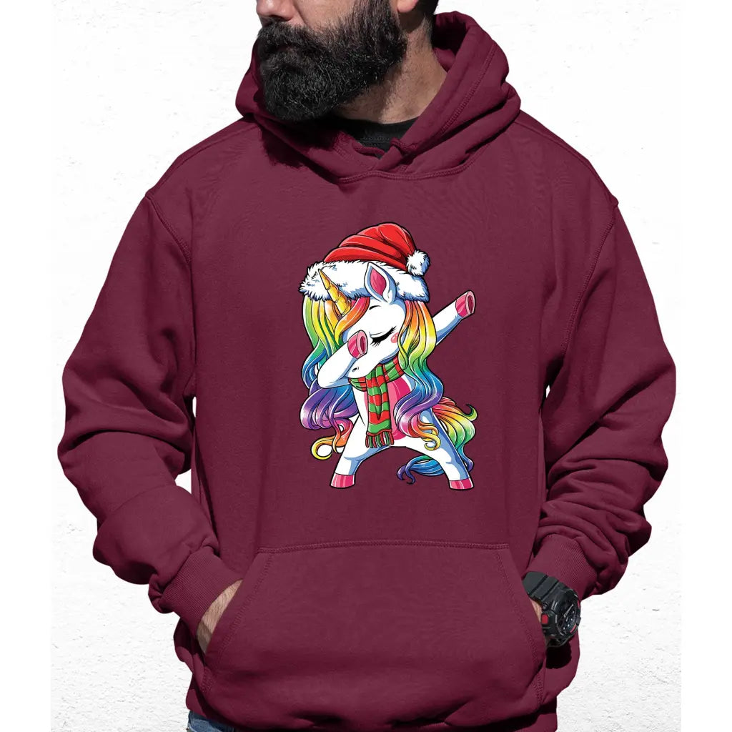 Christmas Unicorn Colour Hoodie - Tshirtpark.com