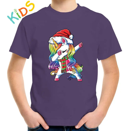 Christmas Unicorn Kids T-shirt - Tshirtpark.com