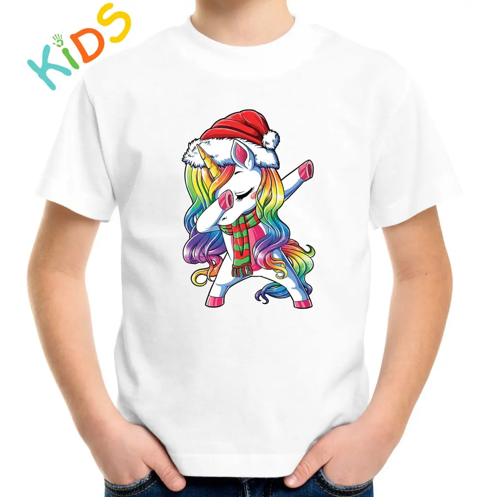 Christmas Unicorn Kids T-shirt - Tshirtpark.com
