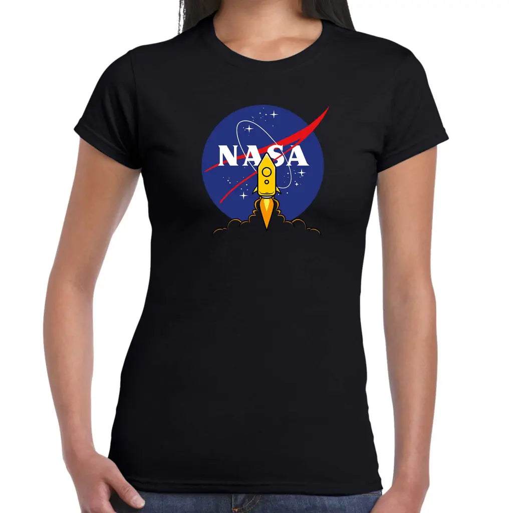 Circle Nasa Ladies T-shirt - Tshirtpark.com