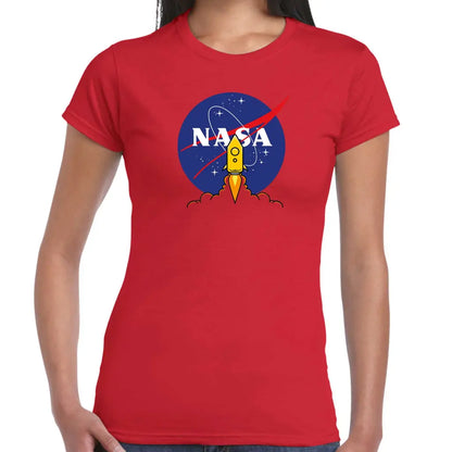 Circle Nasa Ladies T-shirt - Tshirtpark.com