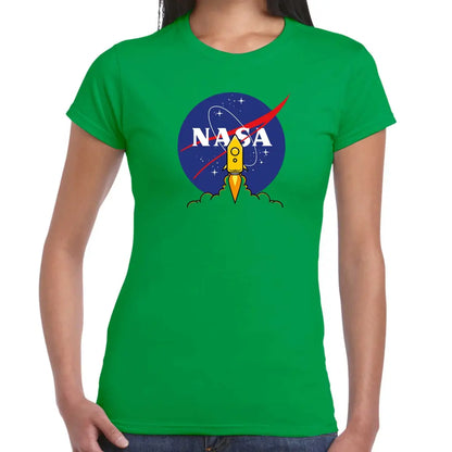 Circle Nasa Ladies T-shirt - Tshirtpark.com