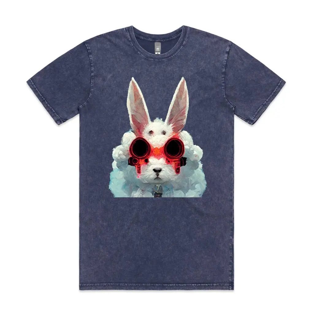 Cloud Bunny Stone Wash T-Shirt - Tshirtpark.com