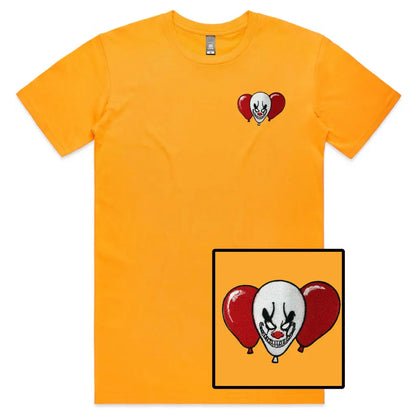 Clown Balloon Embroidered T-Shirt - Tshirtpark.com