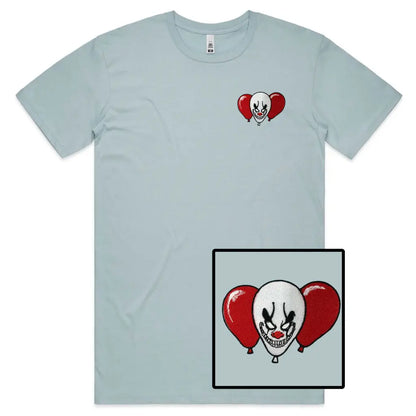 Clown Balloon Embroidered T-Shirt - Tshirtpark.com
