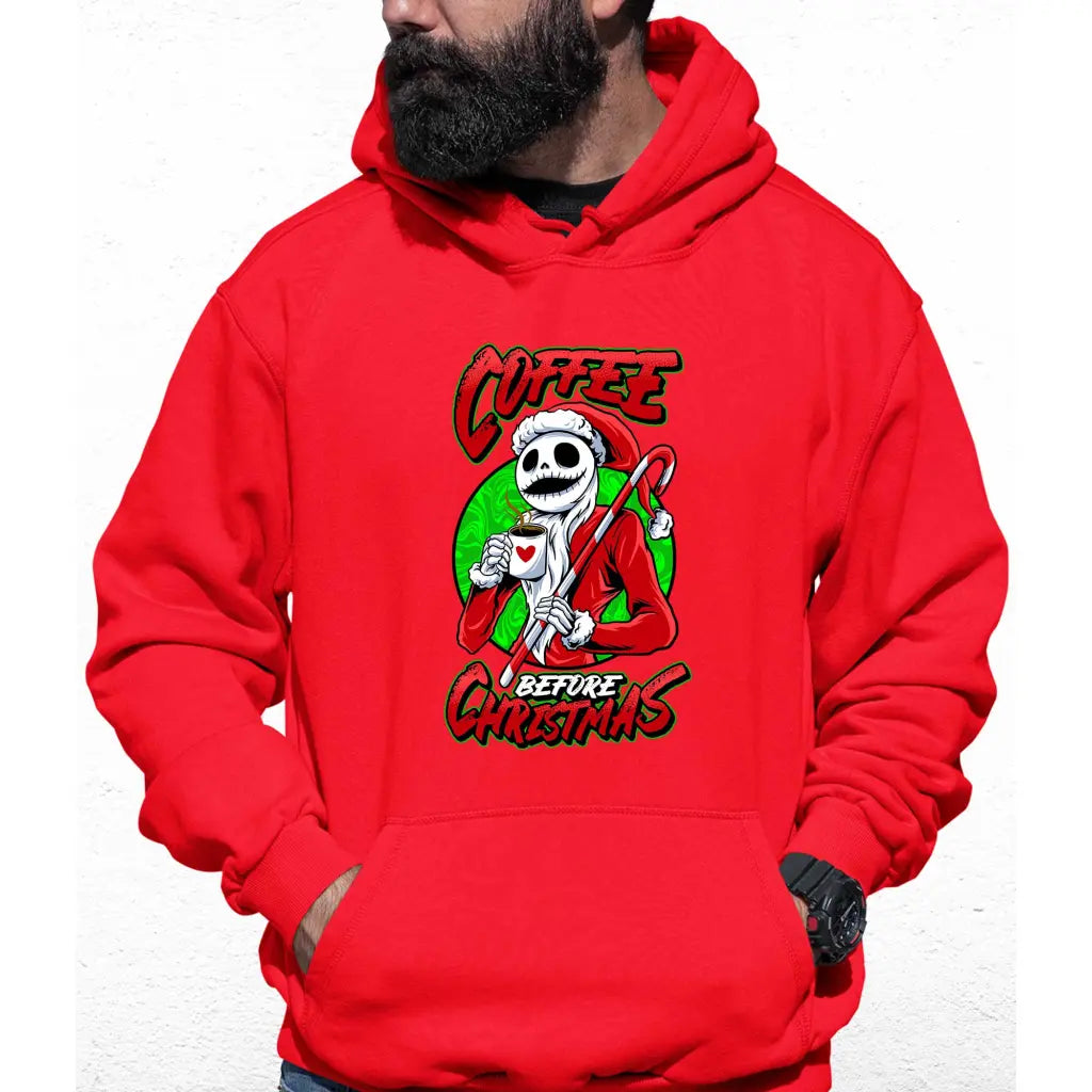 Coffee Before Christmas Colour Hoodie - Tshirtpark.com