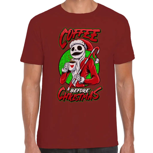 Coffee Before Christmas T-Shirt - Tshirtpark.com