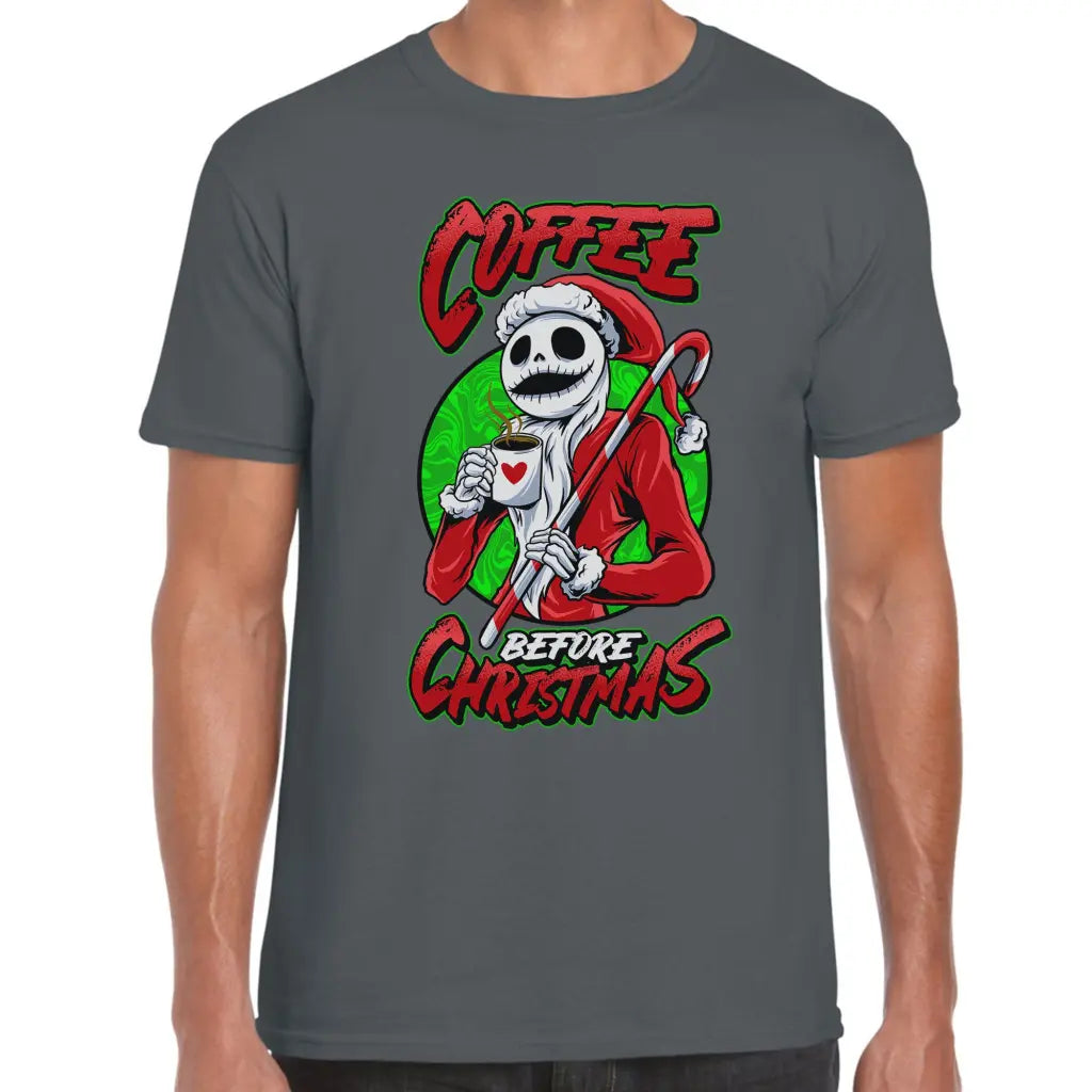 Coffee Before Christmas T-Shirt - Tshirtpark.com