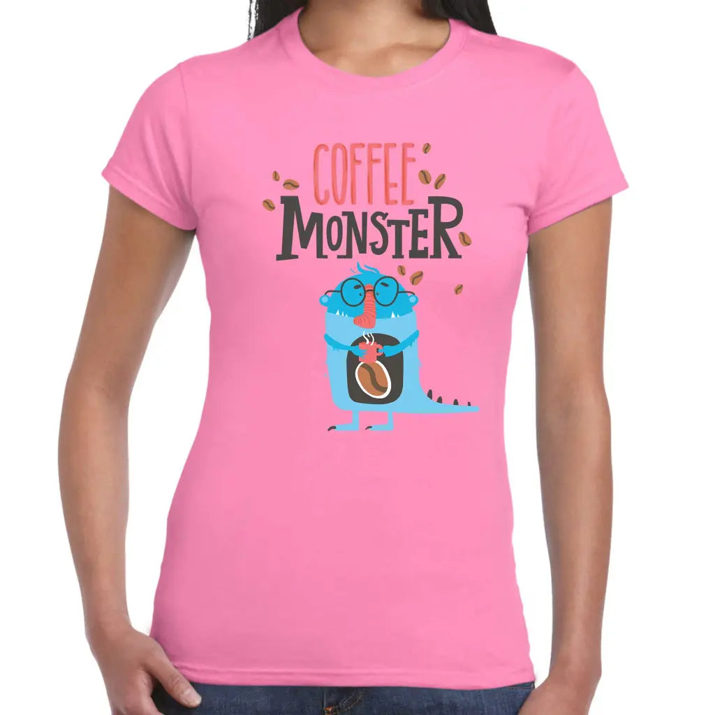 Coffee Monster Ladies T-shirt - Tshirtpark.com
