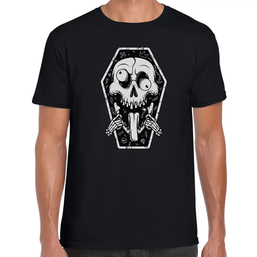 Coffin Skull T-Shirt - Tshirtpark.com