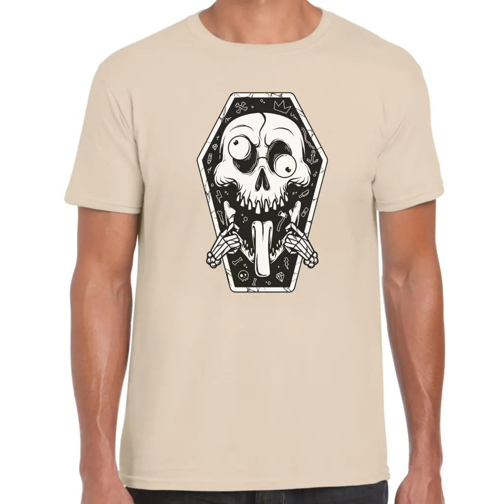 Coffin Skull T-Shirt - Tshirtpark.com