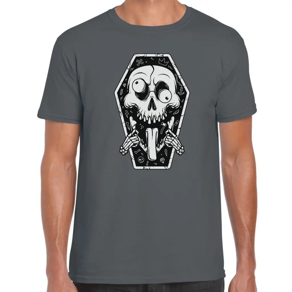 Coffin Skull T-Shirt - Tshirtpark.com