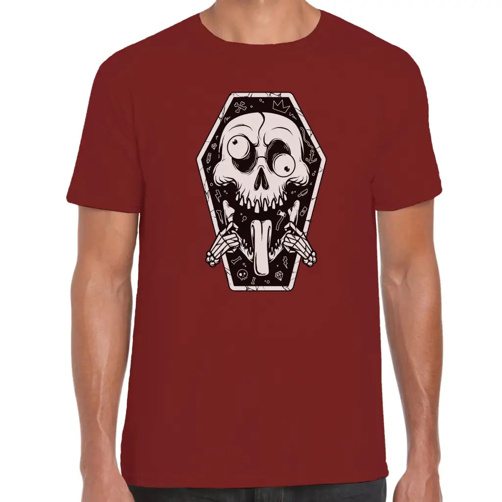 Coffin Skull T-Shirt - Tshirtpark.com