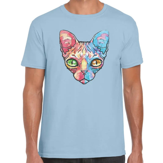 Colourful Cat T-Shirt - Tshirtpark.com