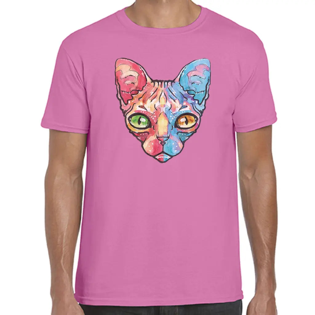 Colourful Cat T-Shirt - Tshirtpark.com