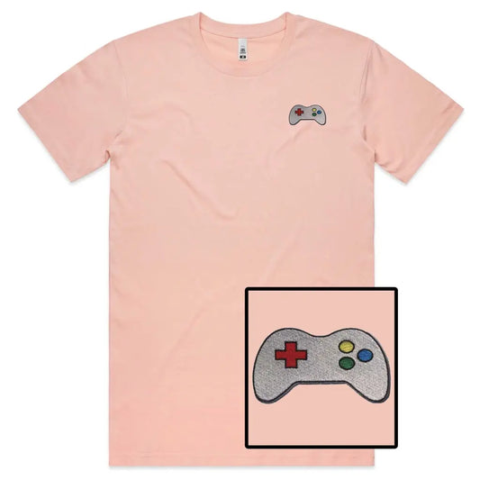 Controller Embroidered T-Shirt - Tshirtpark.com