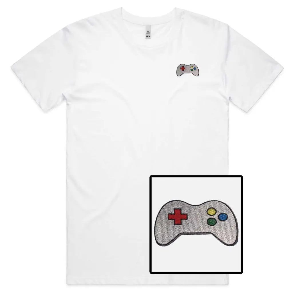 Controller Embroidered T-Shirt - Tshirtpark.com