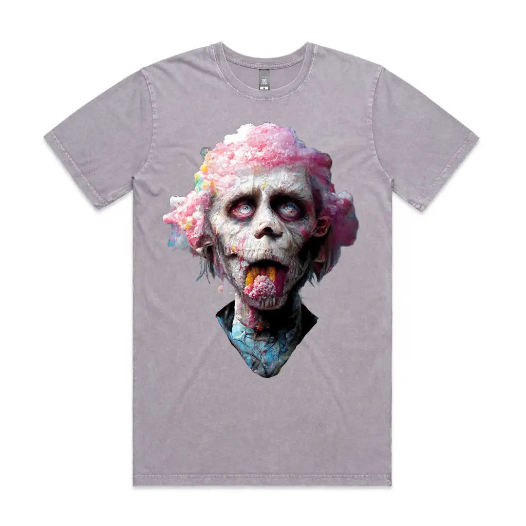 Cotton Candy Zombie Stone Wash T-Shirt - Tshirtpark.com