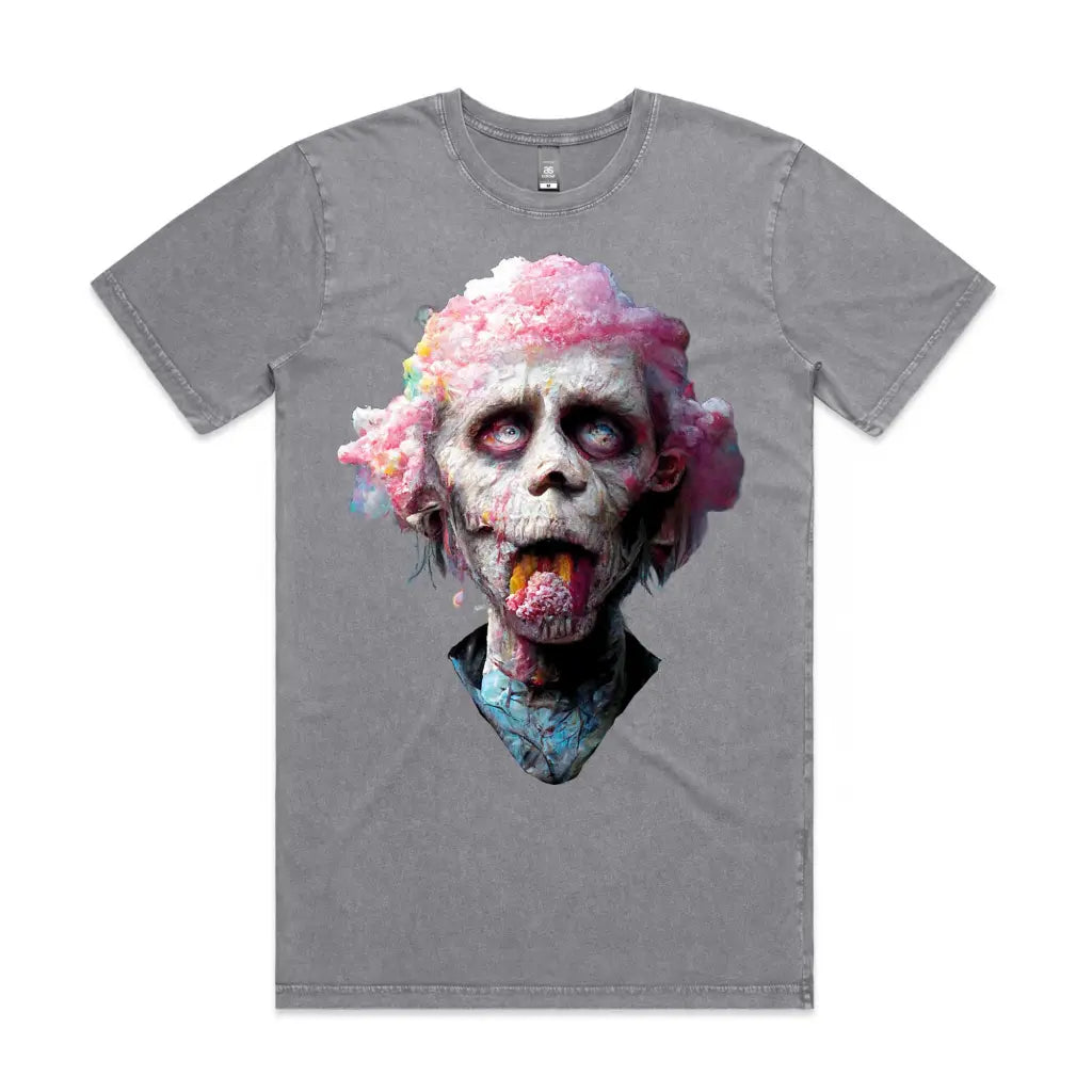 Cotton Candy Zombie Stone Wash T-Shirt - Tshirtpark.com