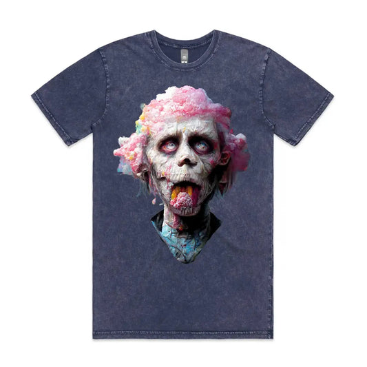 Cotton Candy Zombie Stone Wash T-Shirt - Tshirtpark.com