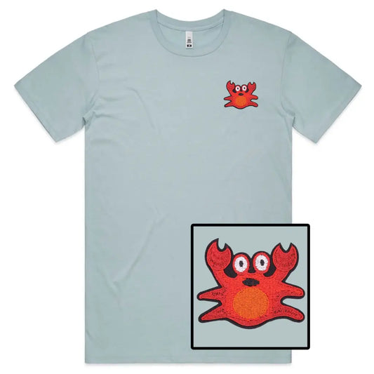 Crab Embroidered T-Shirt - Tshirtpark.com