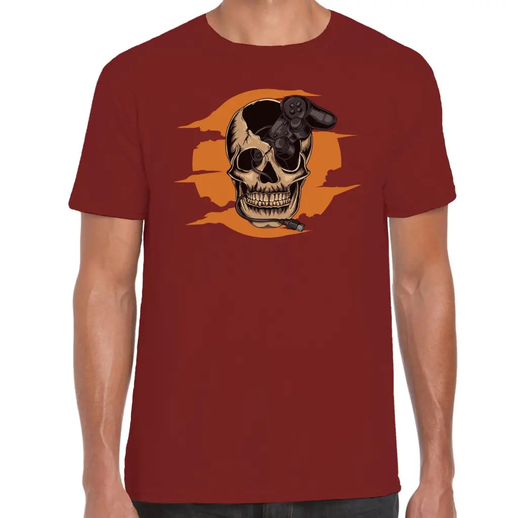 Cracked Skull Controller T-Shirt - Tshirtpark.com