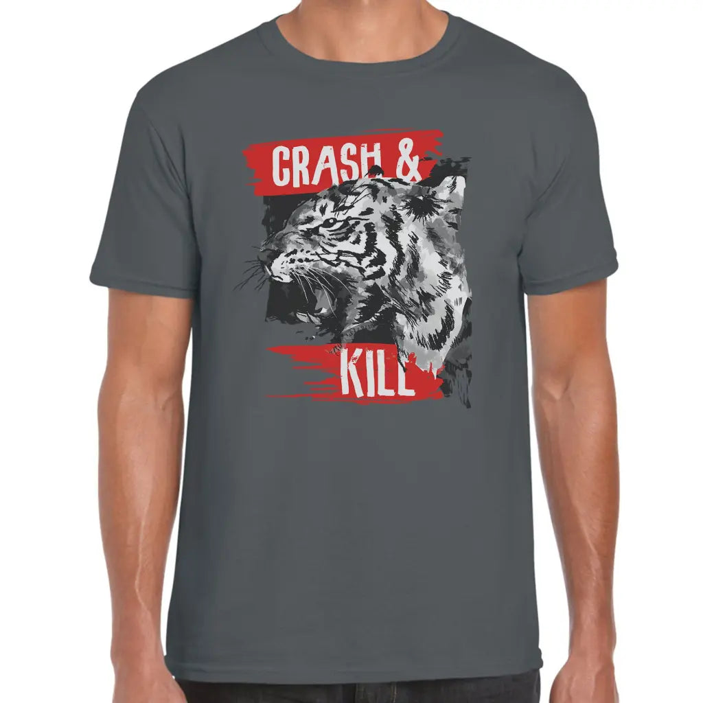 Crash And Kill Tiger T-Shirt - Tshirtpark.com
