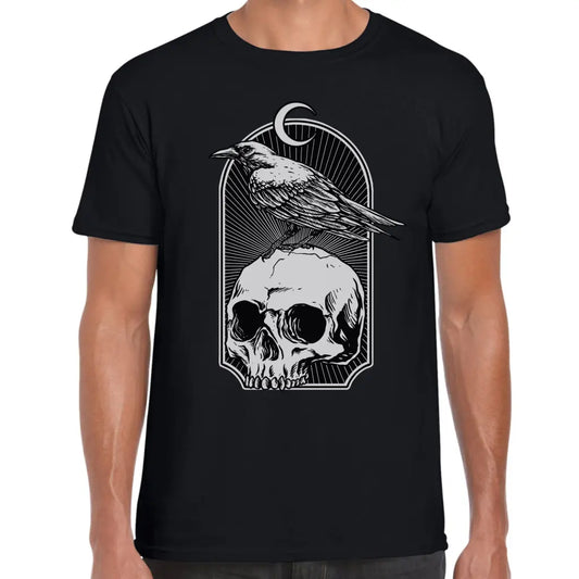 Crow Skull Window T-Shirt - Tshirtpark.com