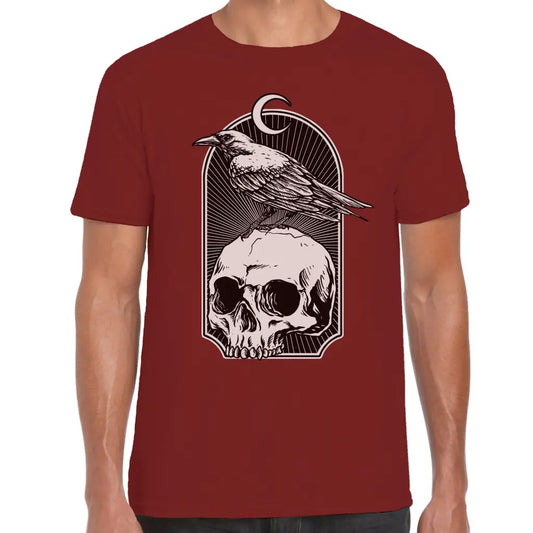 Crow Skull Window T-Shirt - Tshirtpark.com